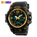 Manufacturer direct sales cheap custom logo good quality Skmei 1155B brand silicone slap sport quartz watches for men